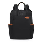 Anti-Theft Travel Backpack Lightweight Oxford Fabric Secure Carry-On Backpack with Organized Pockets and Trolley Sleeve