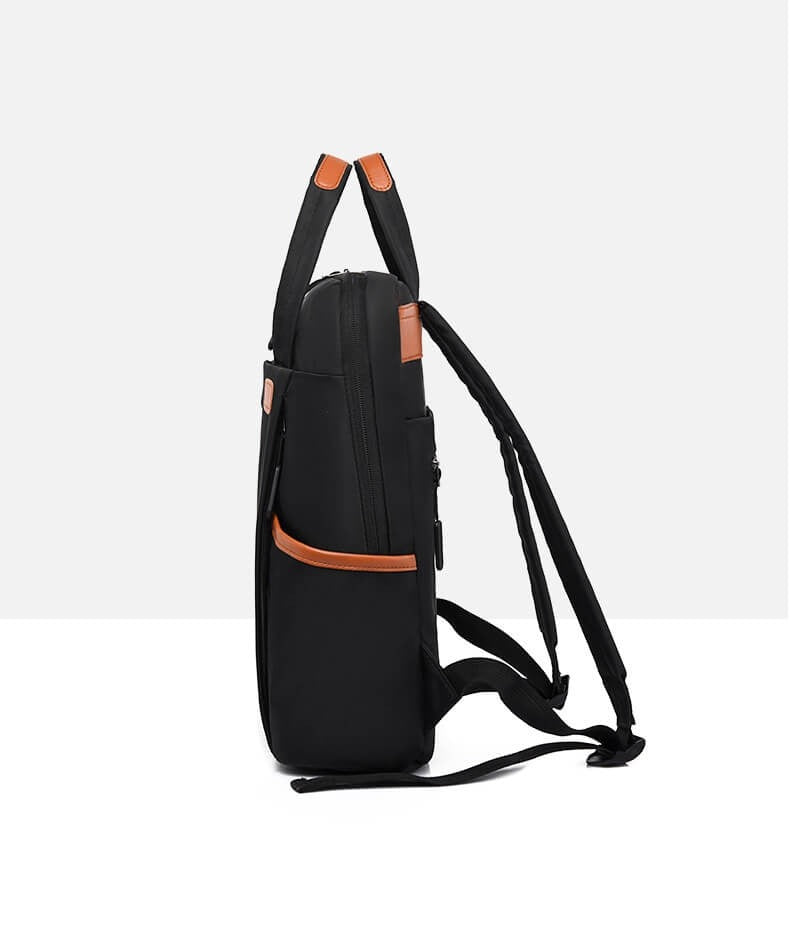 Anti-Theft Travel Backpack Lightweight Oxford Fabric Secure Carry-On Backpack with Organized Pockets and Trolley Sleeve