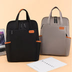 Anti-Theft Travel Backpack Lightweight Oxford Fabric Secure Carry-On Backpack with Organized Pockets and Trolley Sleeve