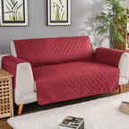 Waterproof Anti-Wear Sofa Protector Cover with Anti-Slip Base and Padded Microfiber Filling