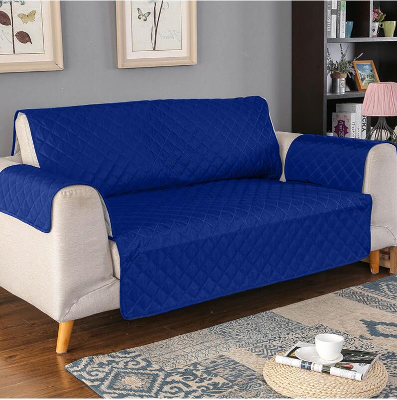 Waterproof Anti-Wear Sofa Protector Cover with Anti-Slip Base and Padded Microfiber Filling