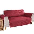 Waterproof Anti-Wear Sofa Protector Cover with Anti-Slip Base and Padded Microfiber Filling