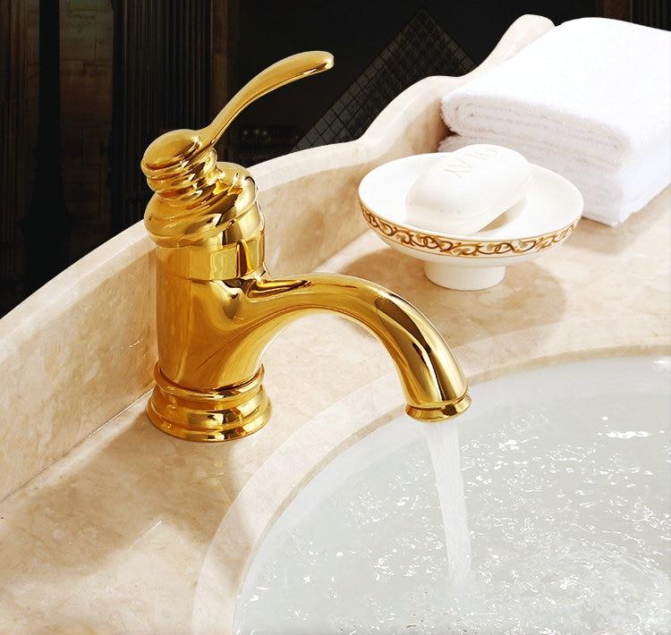 Harrow Antique Brass Bathroom Faucet Sink Mixer Tap Solid Brass Leak-Proof Ceramic Cartridge