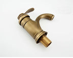 Harrow Antique Brass Bathroom Faucet Sink Mixer Tap Solid Brass Leak-Proof Ceramic Cartridge