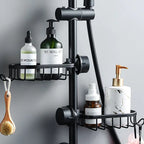 AquaGrip Stainless Steel Shower Shelf Space-Saving Organizer for Soap Shampoo Bathroom