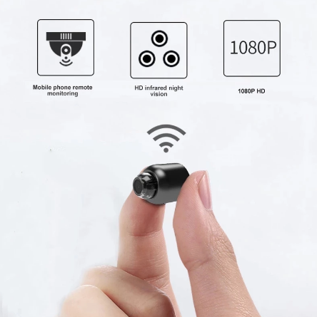 Mini Waterproof Security Camera 1080P HD WiFi IP Night Vision with Human Detection