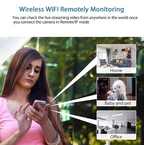 Mini Waterproof Security Camera 1080P HD WiFi IP Night Vision with Human Detection