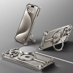 Aurex MagSafe iPhone Case Ultra Slim Titanium Borderless Minimalist Aluminum Alloy