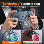 Aurex MagSafe iPhone Case Ultra Slim Titanium Borderless Minimalist Aluminum Alloy