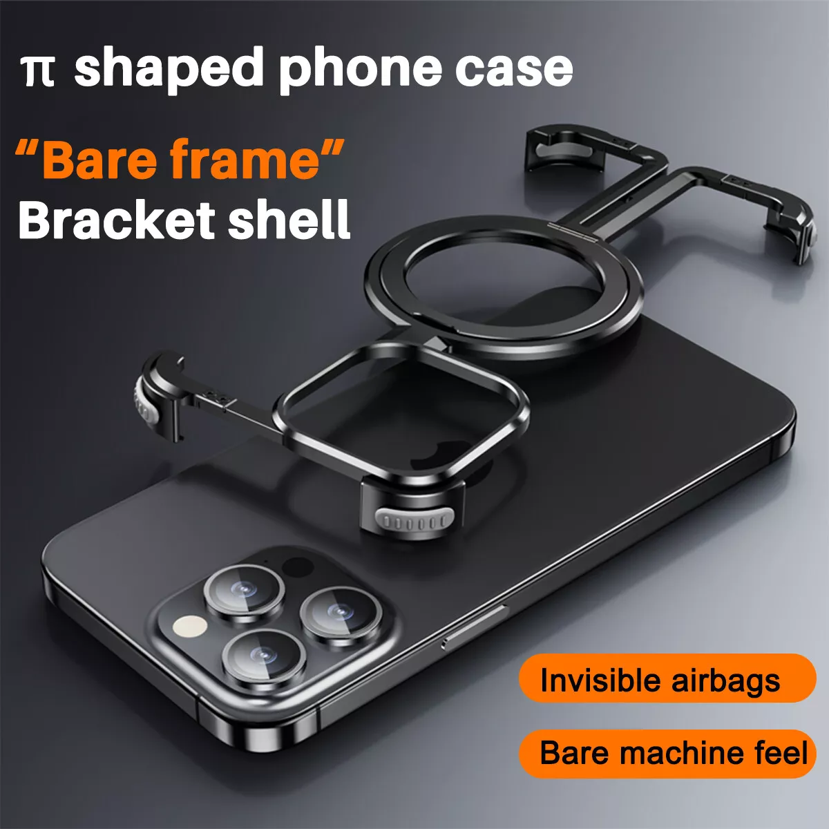 Aurex MagSafe iPhone Case Ultra Slim Titanium Borderless Minimalist Aluminum Alloy