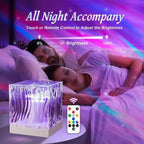 Harrow Aurora Water Wave Projector Night Light Crystal Lamp LED 17 Color Settings
