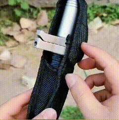 Retractable Self-Defense Cane with Secure Grip Lightweight Alloy Steel Walking Stick