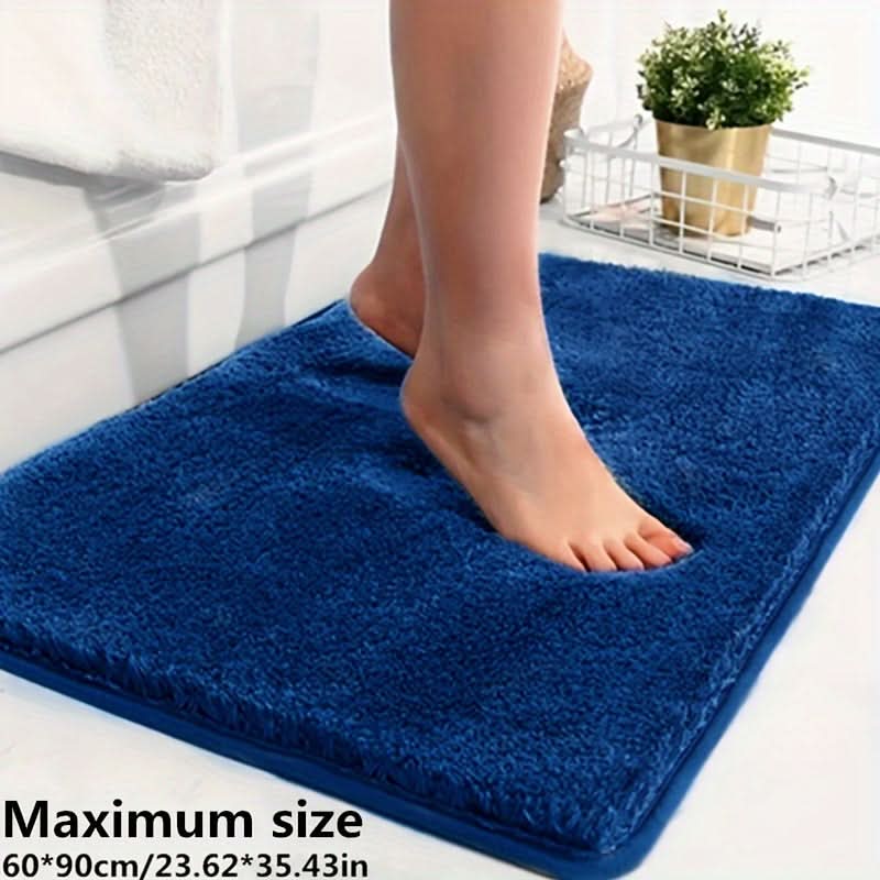 Lonneke Soft Thickened Bath Mat Highly Absorbent Slip-Resistant Machine Washable Bathroom Rug