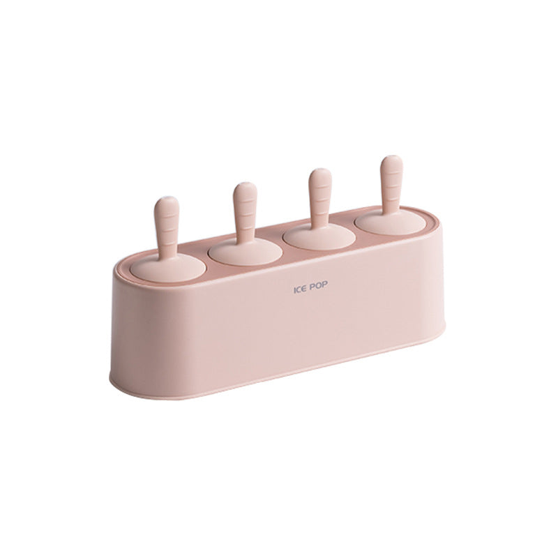Harrow Silicone Popsicle Mold Set with Catch Tray Flexible Ice Cream Maker 4 Colors