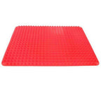Silicone Baking Mat Non-Stick Heat Resistant Oven Liner Red 16 x 13 Inches Pyramid Tray