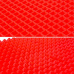 Silicone Baking Mat Non-Stick Heat Resistant Oven Liner Red 16 x 13 Inches Pyramid Tray