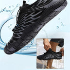 Barefoot Shoes Stripe Lightweight Flexible Zero Drop Water Shoes with Wide Toe Box and Quick-Drying Sole