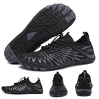 Barefoot Shoes Stripe Lightweight Flexible Zero Drop Water Shoes with Wide Toe Box and Quick-Drying Sole
