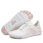 Barefoot Shoes Stripe Lightweight Flexible Zero Drop Water Shoes with Wide Toe Box and Quick-Drying Sole