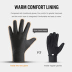 Battery-Powered Heated Gloves with Adjustable Heat Settings Touchscreen Waterproof Winter Gloves