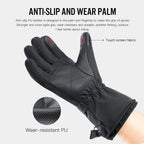 Battery-Powered Heated Gloves with Adjustable Heat Settings Touchscreen Waterproof Winter Gloves