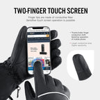 Battery-Powered Heated Gloves with Adjustable Heat Settings Touchscreen Waterproof Winter Gloves