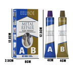 Metal Repair Adhesive Epoxy 2-Part Fast Curing High Strength Heat Resistant for DIY Home Automotive Marine Repairs