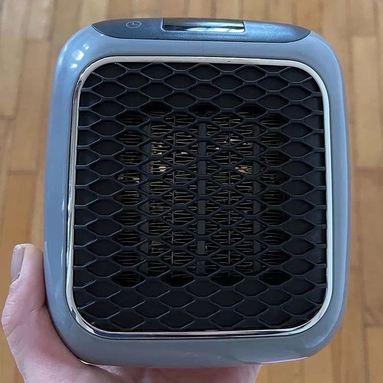 Compact Personal Space Heater 800W Portable Electric Heater with Timer and Safety Features