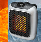 Compact Personal Space Heater 800W Portable Electric Heater with Timer and Safety Features
