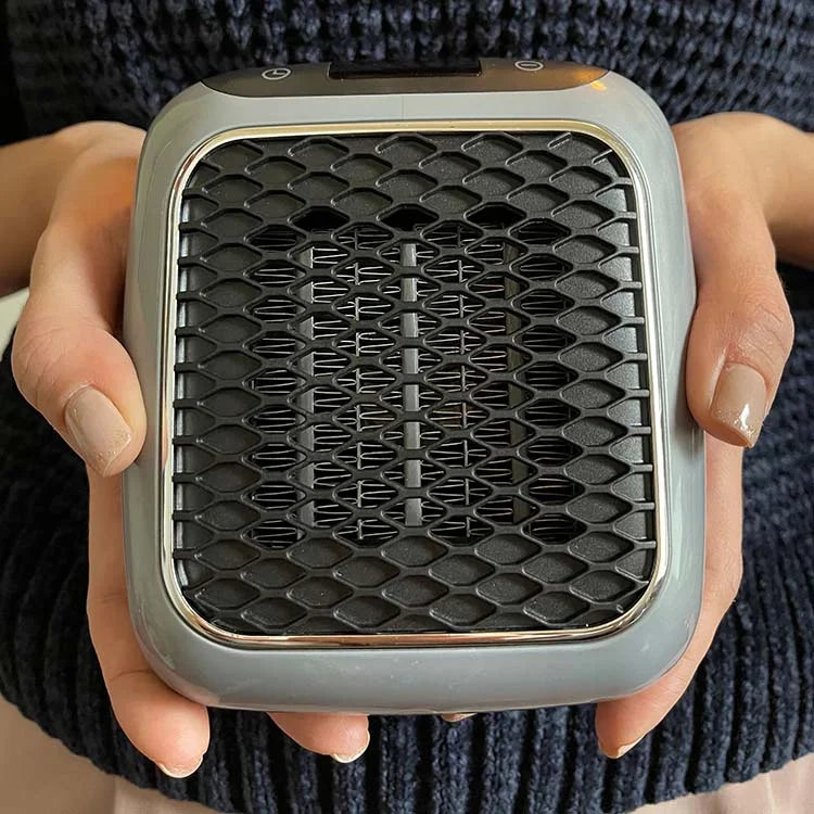 Compact Personal Space Heater 800W Portable Electric Heater with Timer and Safety Features