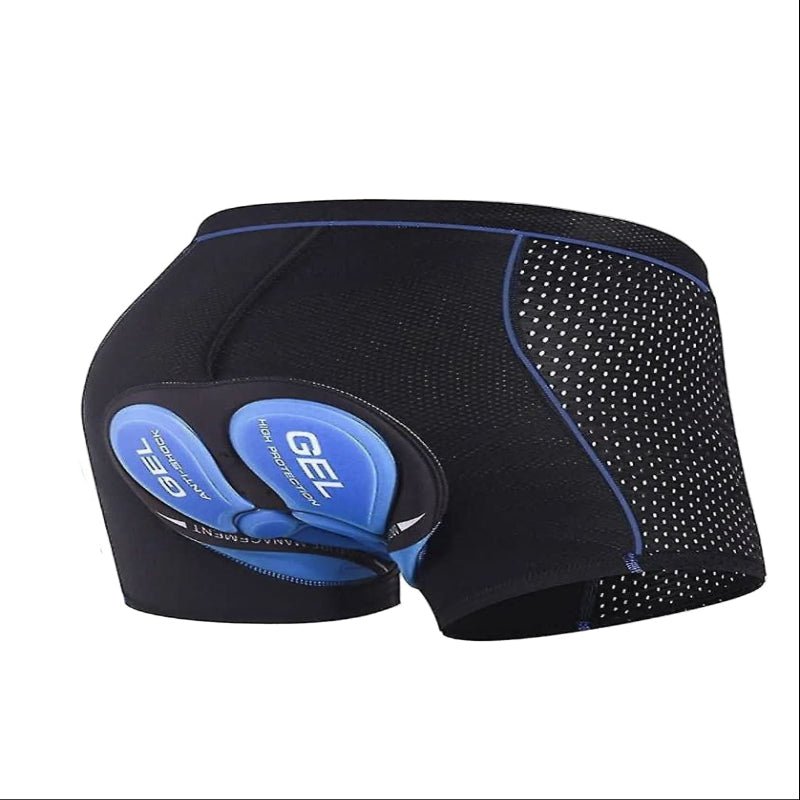 Bikeride Gel-Padded Cycling Shorts Unisex Breathable Polyester Saddle Pain Relief