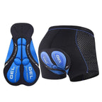 Bikeride Gel-Padded Cycling Shorts Unisex Breathable Polyester Saddle Pain Relief