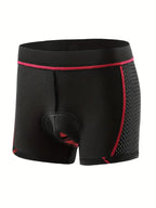 Bikeride Gel-Padded Cycling Shorts Unisex Breathable Polyester Saddle Pain Relief