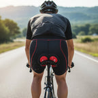 Bikeride Gel-Padded Cycling Shorts Unisex Breathable Polyester Saddle Pain Relief