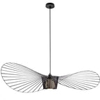 Black Pendant Lamp Hat Design Modern Chic Pendant Light Multiple Sizes
