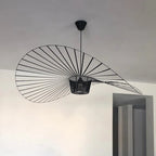 Black Pendant Lamp Hat Design Modern Chic Pendant Light Multiple Sizes