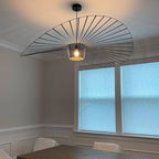 Black Pendant Lamp Hat Design Modern Chic Pendant Light Multiple Sizes