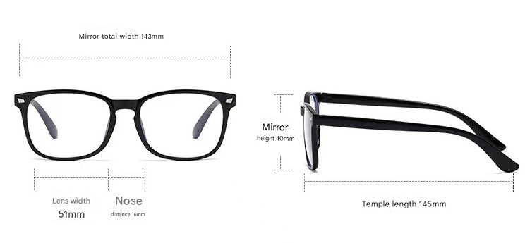 Blue Light Blocking Glasses for Digital Eye Strain Lightweight Screen Protection Eyewear for Computer and Phone Use