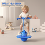 BounceBallster Balance Trainer with Non-Slip Platform and Padded Handle for Indoor Outdoor Jumping and Stability