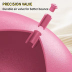 BounceBallster Balance Trainer with Non-Slip Platform and Padded Handle for Indoor Outdoor Jumping and Stability