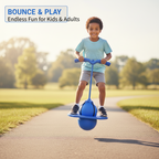 BounceBallster Balance Trainer with Non-Slip Platform and Padded Handle for Indoor Outdoor Jumping and Stability