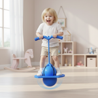 BounceBallster Balance Trainer with Non-Slip Platform and Padded Handle for Indoor Outdoor Jumping and Stability