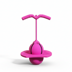 BounceBallster Balance Trainer with Non-Slip Platform and Padded Handle for Indoor Outdoor Jumping and Stability