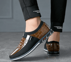 Breathable Leather Men's Shoes Orthopedic Support Slip-Resistant Casual Dress Sneakers
