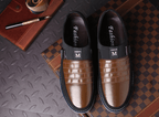 Breathable Leather Men's Shoes Orthopedic Support Slip-Resistant Casual Dress Sneakers