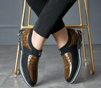 Breathable Leather Men's Shoes Orthopedic Support Slip-Resistant Casual Dress Sneakers
