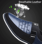 Breathable Leather Men's Shoes Orthopedic Support Slip-Resistant Casual Dress Sneakers