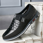 Breathable Leather Men's Shoes Orthopedic Support Slip-Resistant Casual Dress Sneakers