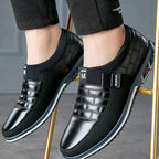 Breathable Leather Men's Shoes Orthopedic Support Slip-Resistant Casual Dress Sneakers