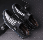 Breathable Leather Men's Shoes Orthopedic Support Slip-Resistant Casual Dress Sneakers